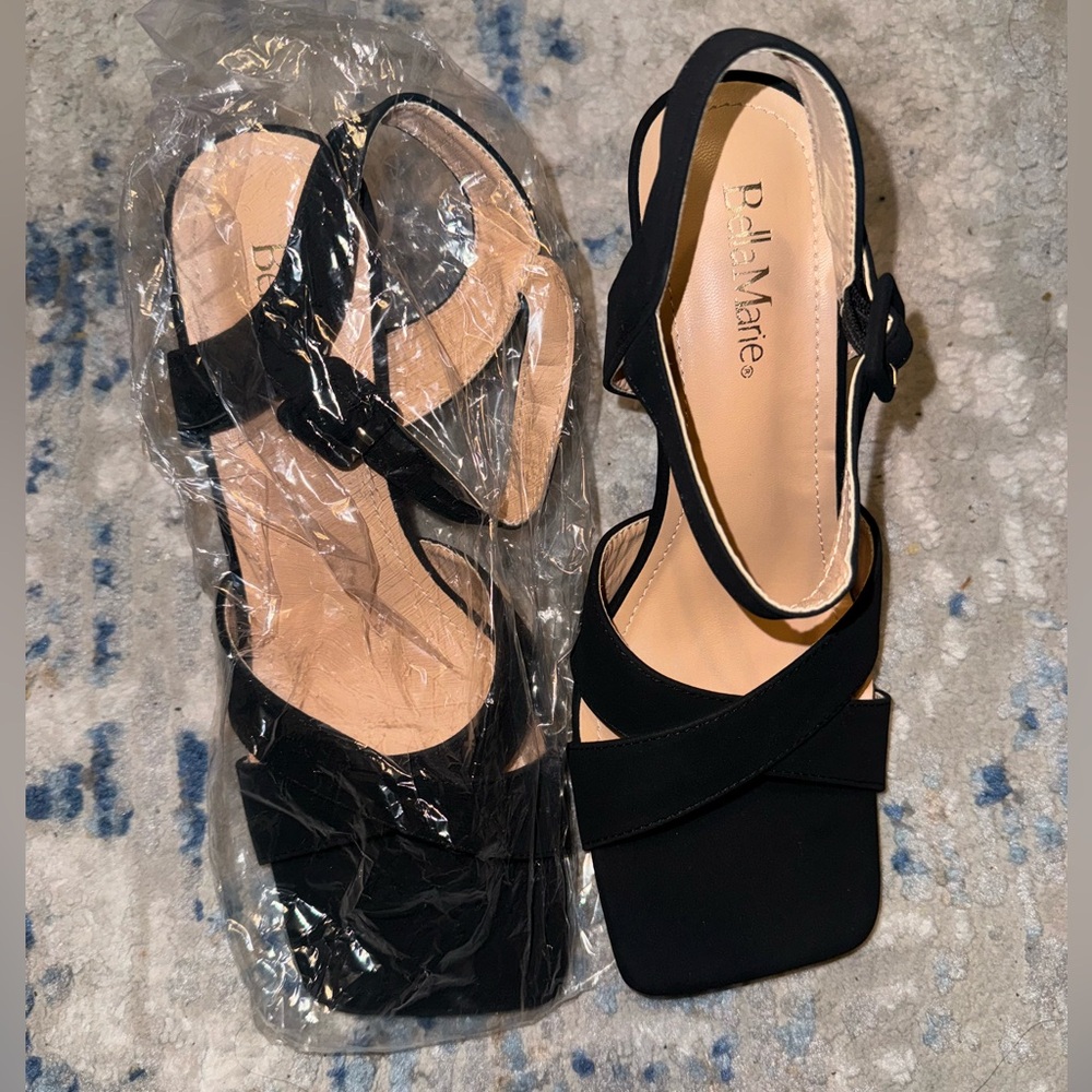Black High heels size 8 1/2